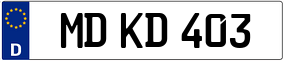 Truck License Plate